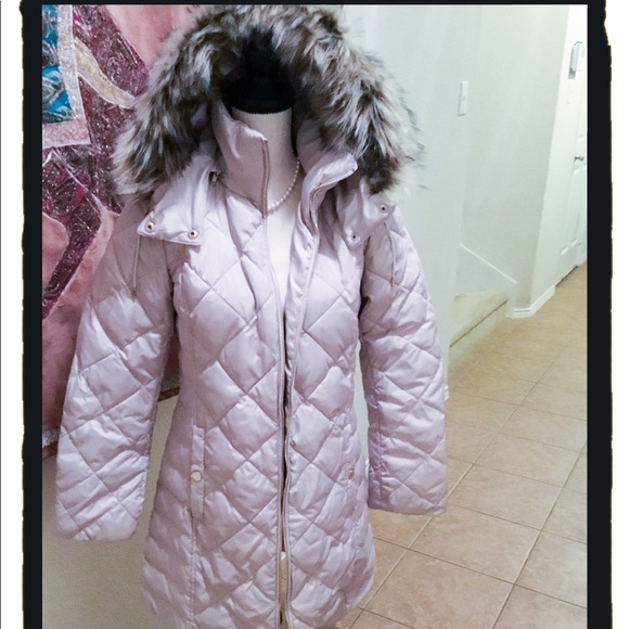 Kenneth Cole Reaction Frost Down Puffer Coat - Picture 5 of 6